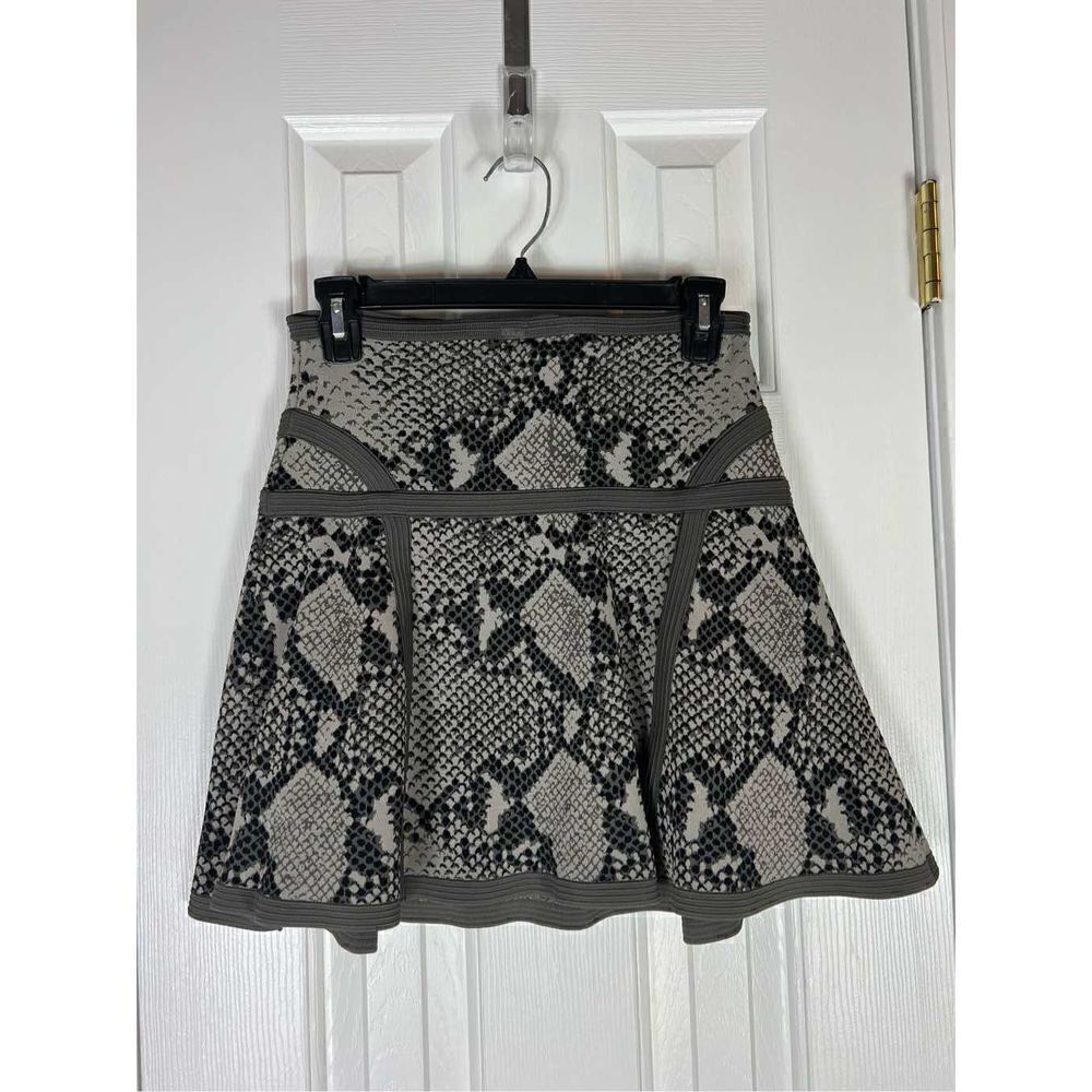 Diane Von Furstenberg Womens Snakeskin Print Skirtp